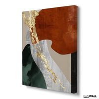 Abstract Gold Orange