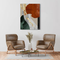 Abstract Gold Orange