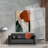 Abstract Gold Orange