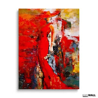 Abstract Red